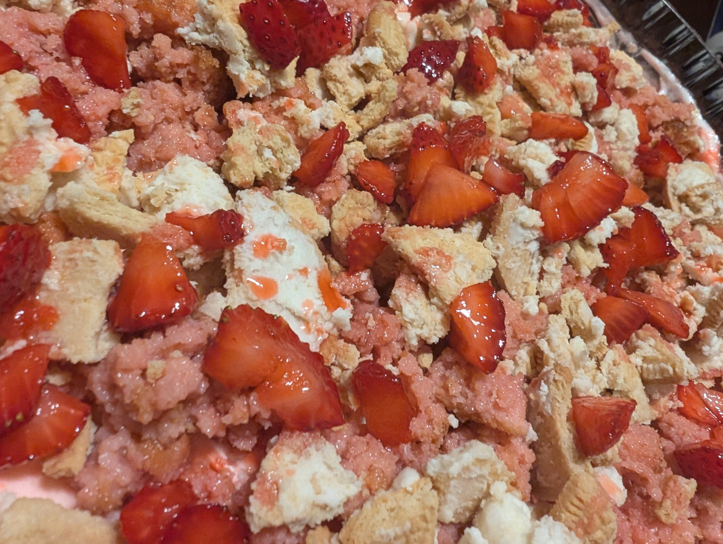 Strawberry Crumb Crunch Cheesecake